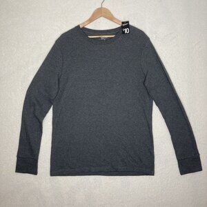 Mens Henley Charcoal XL Arizona Jean Co NWT NEW
